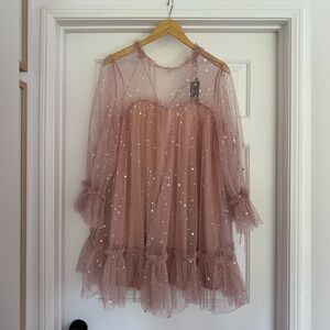 Never been worn, Nasty Gal star tulle mini dress